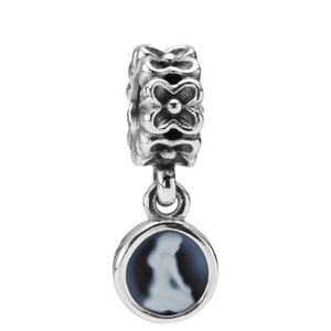 Pandora Virgo Cameo Charm Sterling Silver Virgo Dangle - 790500CAM09